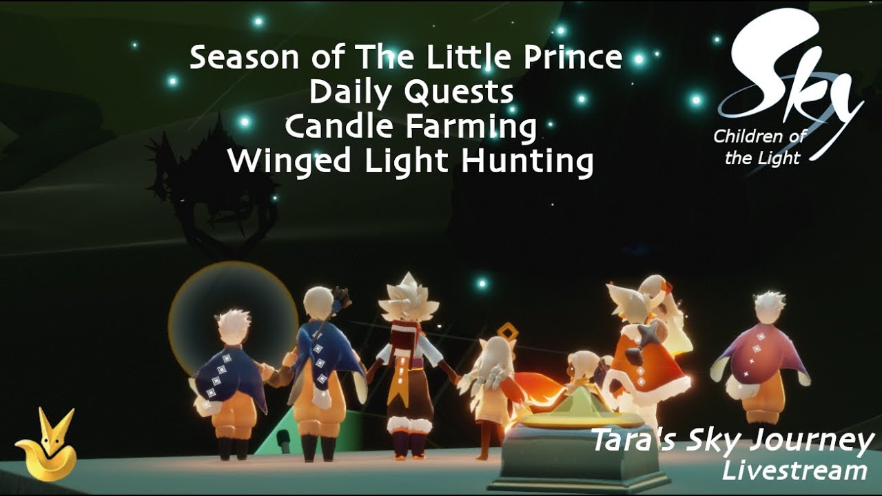 Season of The Little Prince Quests, Candle Farming, Winged Light Hunt Sky Children of the