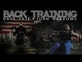 Back training with dave tate  ifbb pro john meadows  eliteftscom