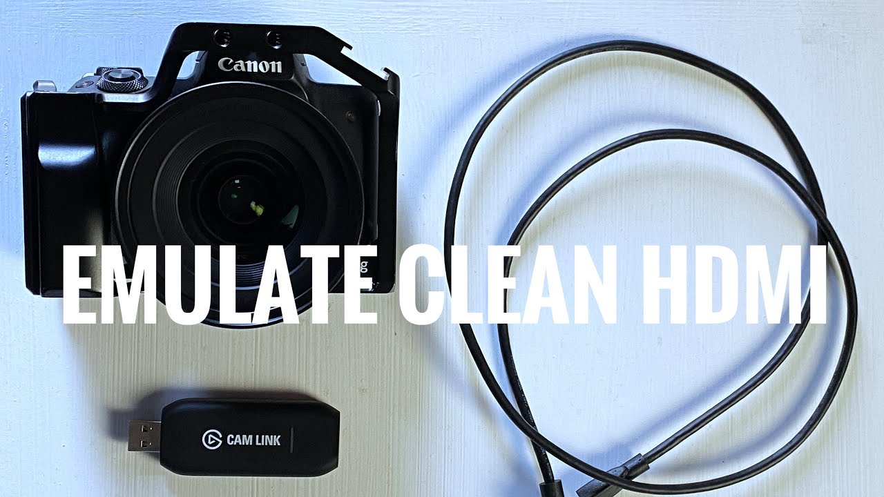 Bijzettafeltje Wild weduwe How to Emulate a CLEAN HDMI Output on the CANON M50 - YouTube