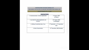 Wb set ka datesheets and exam date#ugc #ugcexam