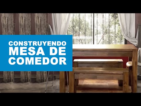 ¿Cómo construir una mesa de comedor?