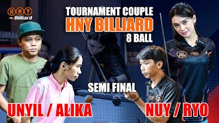 semifinal Nuyryo Vs Unyilalika  8 Ball Turnament Couple Hny Billiard