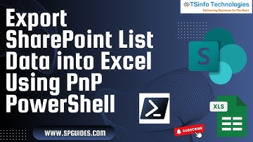 How to Export SharePoint List To Excel with PowerShell | Export Data From a SharePoint List To Excel