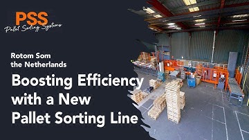 Boosting efficiency with a new pallet sorting line | PSS - Rotom The Netherlands