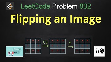 Flipping an Image | flipping an image | leetcode 832 | matrix