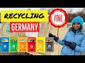 RECYCLING IN GERMANY - WASTE DISPOSAL - BEWARE OF FINES - ENGLISH