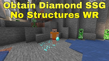 [FWR] Minecraft Speedrun - Obtain Diamond SSG No Structures in 4.200