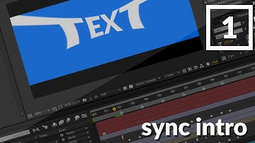 [After Effects Tutorial] 2D Sync Intro - 1: Basic Syncing