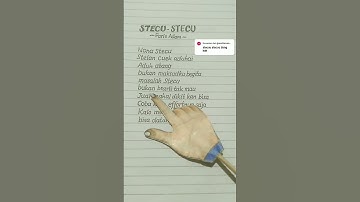 Thumbnail of Lirik lagu "Stecu-Stecu"||Faris Adam