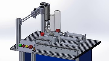 Pick and place machine animation