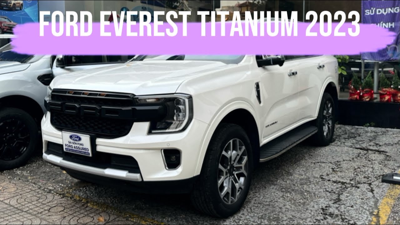 — GÓC XE ĐÃ QUA SỬ DỤNG — Ford Everest Titanium phiên bản 2023 đã độ mặt Ca-Lăng siêu ngầu
