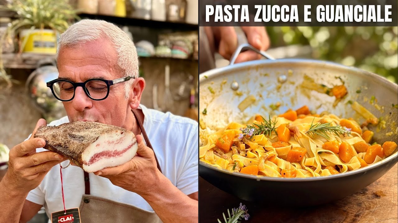 PASTA ZUCCA E GUANCIALE - Ricetta di Chef Max Mariola