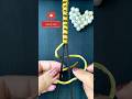 How to Make a Macrame Bow Knot "Quick & Easy" #macrame #knots #diy #diycraft #shorts #viral