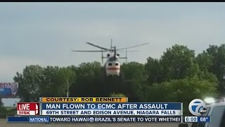 Man flown to ECMC after assault in Niagara Falls