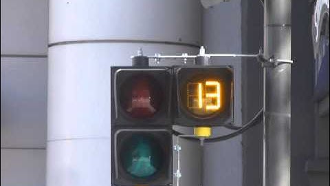 First ever use of the Pedestrian Countdown Timer