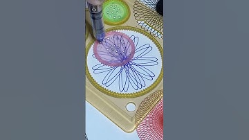 How many rotations did the pen make in total? #shorts #2025 #spirograph