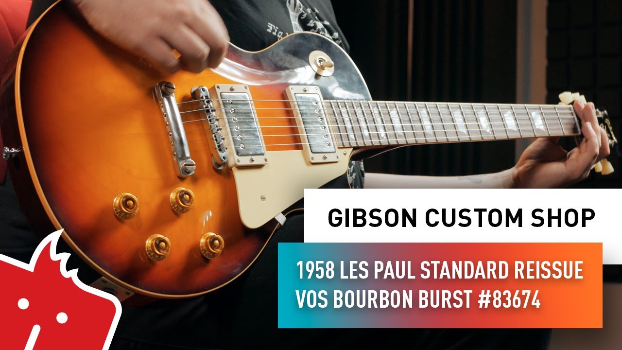 GIBSON CS 1958 Les Paul Standard Reissue VOS Bourbon Burst #83674