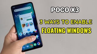 Poco X3 : How To Enable Floating Windows | 3 Ways To Enable Floating Windows