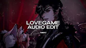 lovegame - lady gaga [edit audio]
