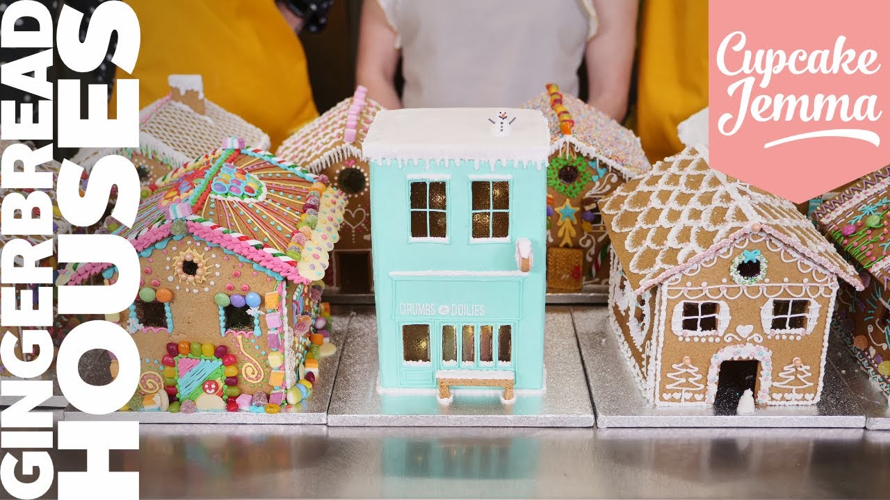 Gingerbread House Recipe and Decorating Party! | Cupcake Jemma Channel | CupcakeJemma