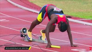Boys U20 4x100m Relay SHOCKER! Trinidad Drops 39.78 | Jamaica, Bahamas & Grenada Under Pressure