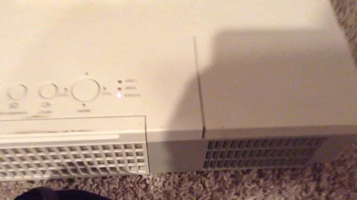 How to FIX Hitachi Projector lamp led is blinking.