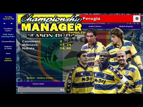 Championship Manager 01/02 | PARMA Season Long Gameplay