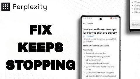 How To Fix And Solve Keeps Stopping On Perplexity App | Easy Fix