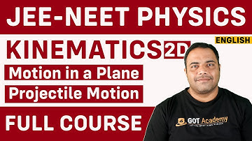 Kinematics 2D |  Projectile Motion and its Proof Mathematically | JEE - NEET Physics Full Course