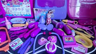 ASMR VIDEO|10:02 minutes satisfying unboxing PURPLE PINK DOCTOR SETS