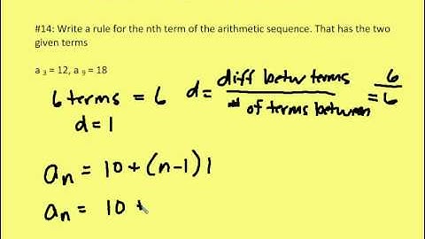 12.2 Arithmetic Sequences and Series (Practice)