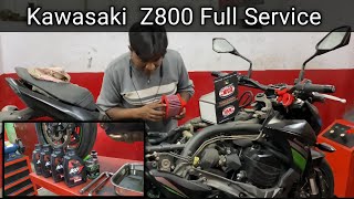 Kawasaki Z800 Full Service | SanjayBikeCare