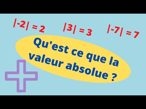 Qu'est ce que la valeur absolue ?