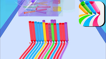 PENCIL RUSH 3D Game All Levels Gameplay Level 3-4 (ios, android)