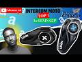 Intercom Moto Bluetooth 🔊 LEXIN G2P avec Réduction de Bruit