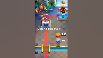 CAN YOU DEFEND THIS SHOOTING GIANTS COMBO..?? 🧐🤯 #clashroyale #shorts