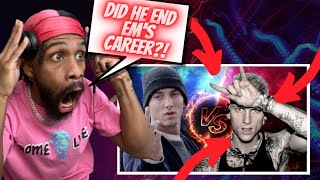 Eminem Kill Shot vs MGK Rap Devil REACTION  (HIS CAREER IS OVER!?!?)