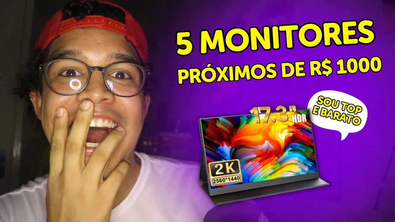 OS 5 MELHORES MONITORES PORTÁTIL PRÓXIMO DE 1000 REAIS GFresponde