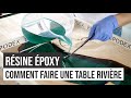 Fabrication de table rivire en rsine poxy  diy  tutoriel  epodex
