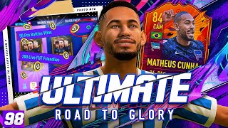 AMAZING UNLOCKS ULTIMATE RTG 98 - FIFA 21 Ultimate Team Road to Glory Headliners Cunha