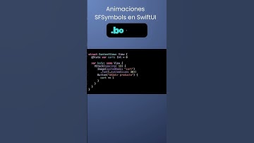 Animaciones de SFSymbols en SwiftUI: Bounce Animation