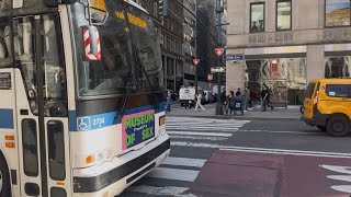 MTA New York City Bus: 2015 Prevost Car x3-45 #2730 On The X28 @ 5th Avenue & East 41st Street