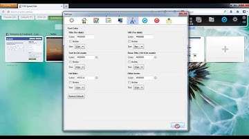 FireFox - How to change Font Colors in FVD Speed Dial