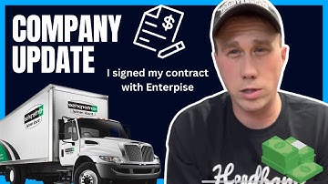 Moving company update | I just signed my contract with Enterprise trucks