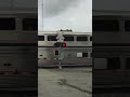 Backing the Saluki into the Carbondale Amtrak Station