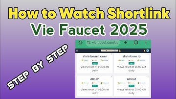 How To Watch Shortlinks in Vie Faucet | Vie Faucet Shortlinks | 2025