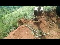 Escavadeira hidráulica CAT 312D GALEGO CAPIXABA fazendo estrada