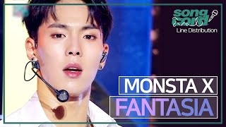 Song Cord Monsta X 몬스타엑스 - Fantasia Line Distribution