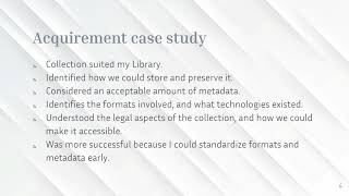 ARS: approaching digital preservation