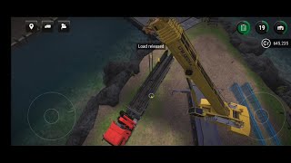 Construction simulator 3 Ep5 BRIDGE CONSTRUCTION (crane work) screenshot 5